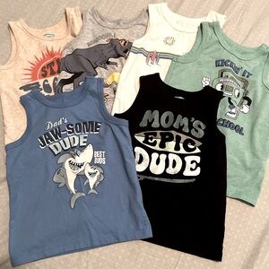 Toddler sleeveless tees